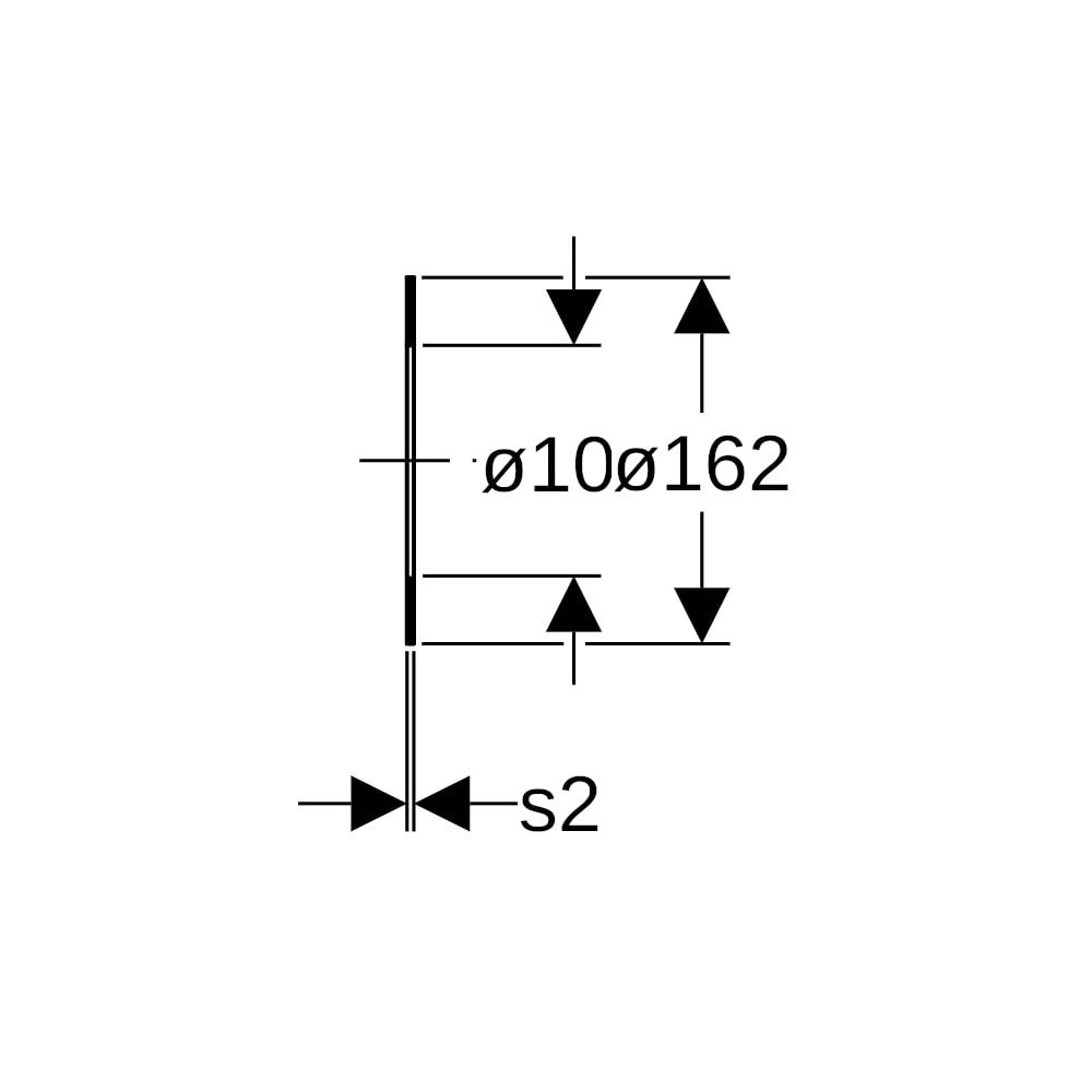 Geberit Flanschdichtung Faserverbundwerkstoff PN 10/16 DN 100... GEBERIT-600049001 4064746014703 (Abb. 4)