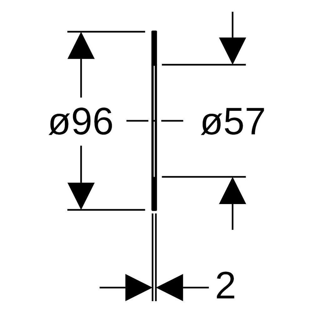 Geberit Flanschdichtung Mapress, DN 50, 96x57x2mm, Faserverbundwerkstoff... GEBERIT-600056001 4064746014772 (Abb. 5)