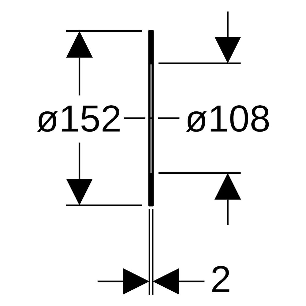 Geberit Flanschdichtung Mapress, DN 100, PN 6, 152x108x2mm, Faserverbundwerkstoff, 6... GEBERIT-600059001 4064746014802 (Abb. 5)