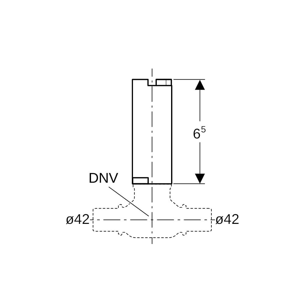 Geberit Set Spindelverlängerung für Kugelhahn NPW DN 40... GEBERIT-94937 4024723949374 (Abb. 5)