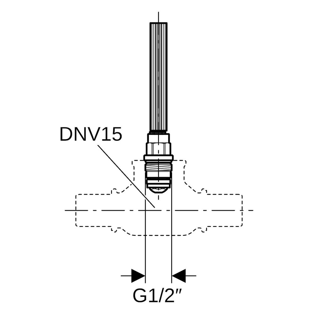 Geberit Oberteil für Unterputz-Absperrventil, DN 15, G 1/2", 241574001... GEBERIT-241574001 4025416794073 (Abb. 6)