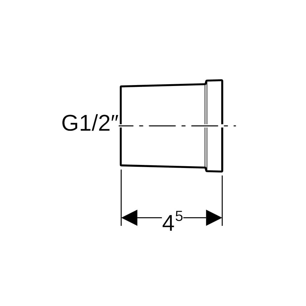 Geberit Bauschutz für Anschlussdose 90 Grad... GEBERIT-650928001 4025416957805 (Abb. 5)