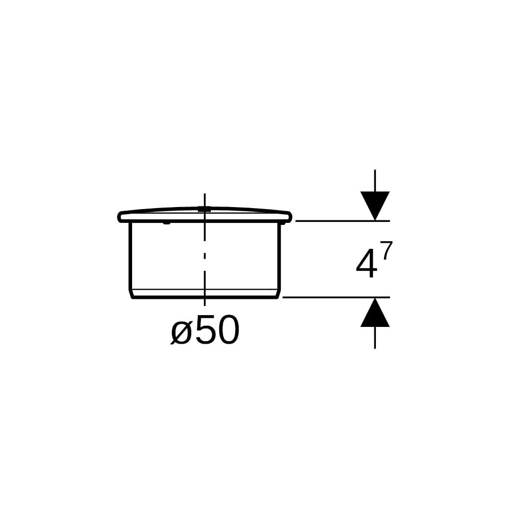 Geberit Silent-PP Muffenstopfen Außendurchmesser 50mm... GEBERIT-390228141 4025416936428 (Abb. 5)