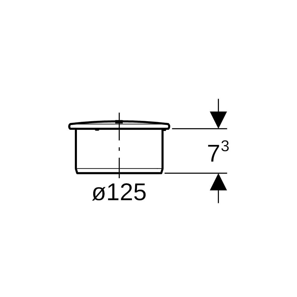 Geberit Silent-PP Muffenstopfen Außendurchmesser 125mm... GEBERIT-390628141 4025416084143 (Abb. 5)
