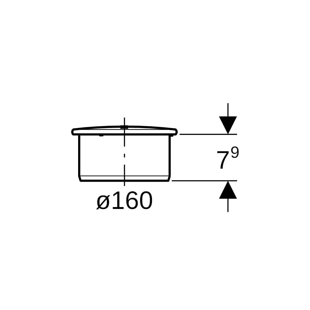 Geberit Silent-PP Muffenstopfen Außendurchmesser 160mm... GEBERIT-390728141 4025416085478 (Abb. 5)