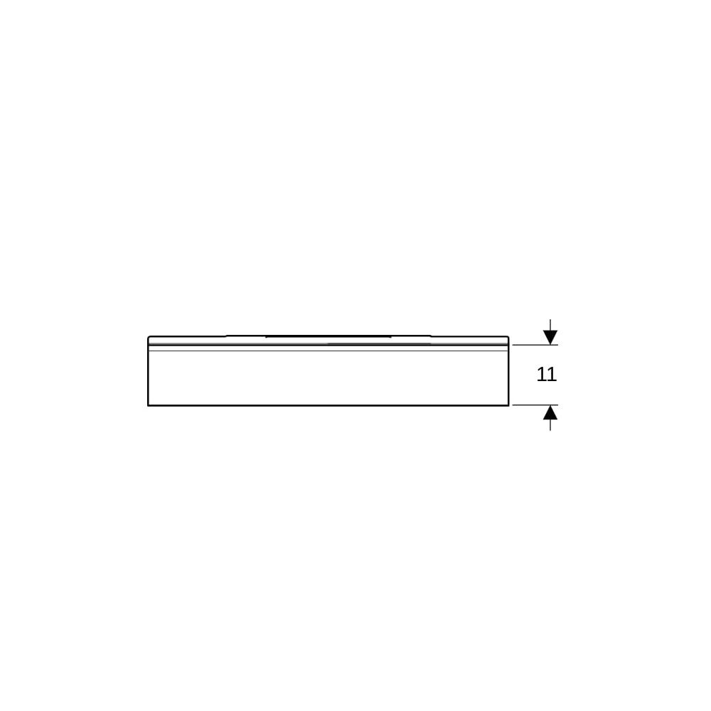 Geberit Wandablage, 67,5x5,5x13cm, Sandgrau pulverbeschichtet matt... GEBERIT-502327JL1 4025410943248 (Abb. 7)