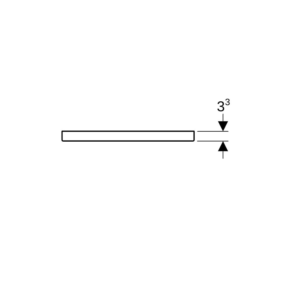 Geberit iCon Griff Sandgrau/pulverbeschichtet matt, Breite 44,7cm... GEBERIT-502357JL1 4025410944535 (Abb. 7)