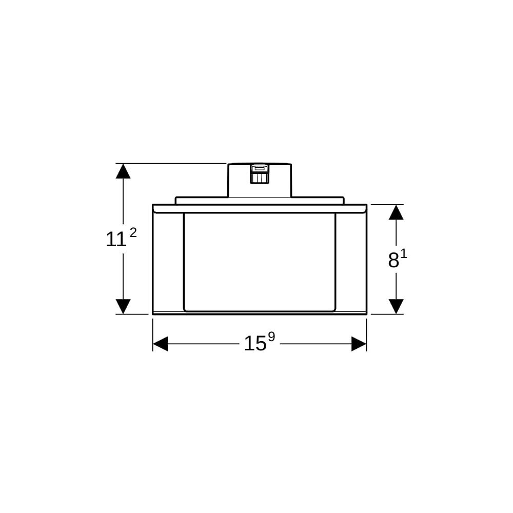 Geberit Seifenspender für Geberit Monolith Sanitärmodul für Waschtische... GEBERIT-131119001 4025416274469 (Abb. 5)