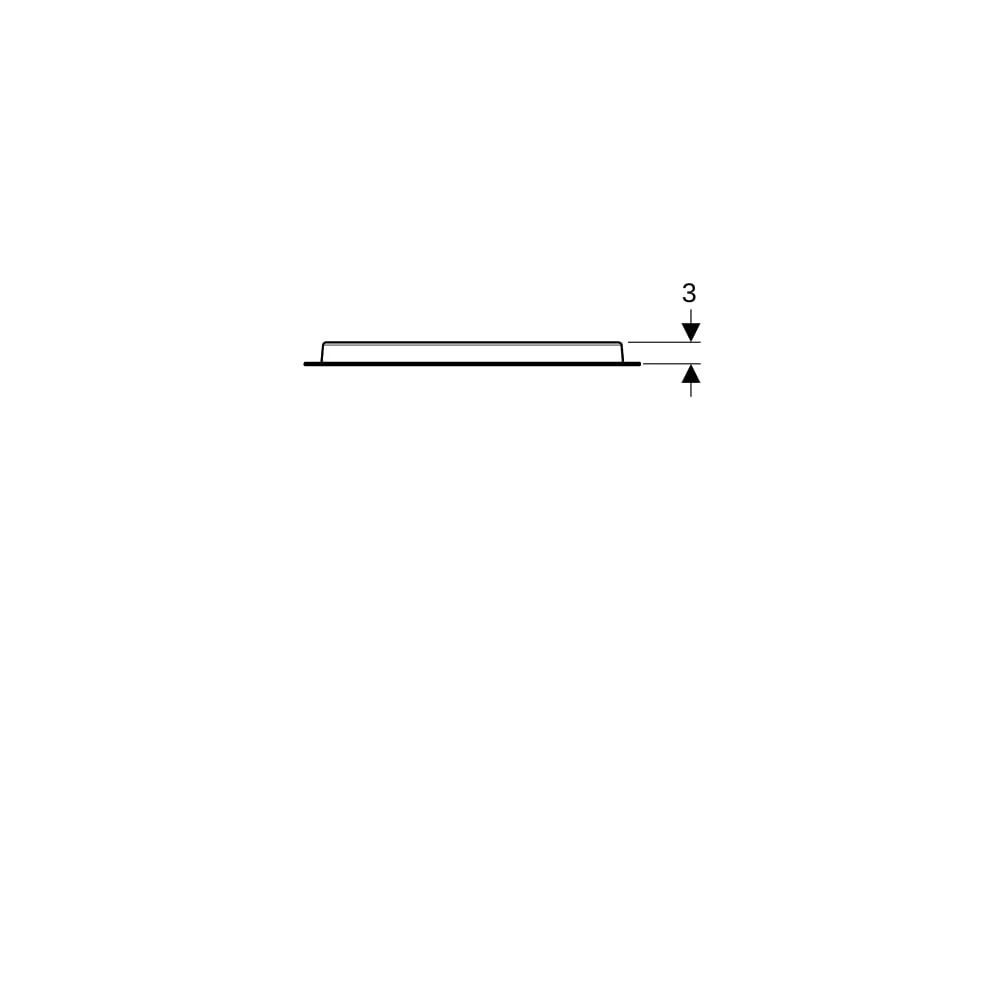 Geberit Option Oval Lichtspiegel, indirekte Beleuchtung, 60x80x3,1cm... GEBERIT-502800001 4025410060150 (Abb. 4)