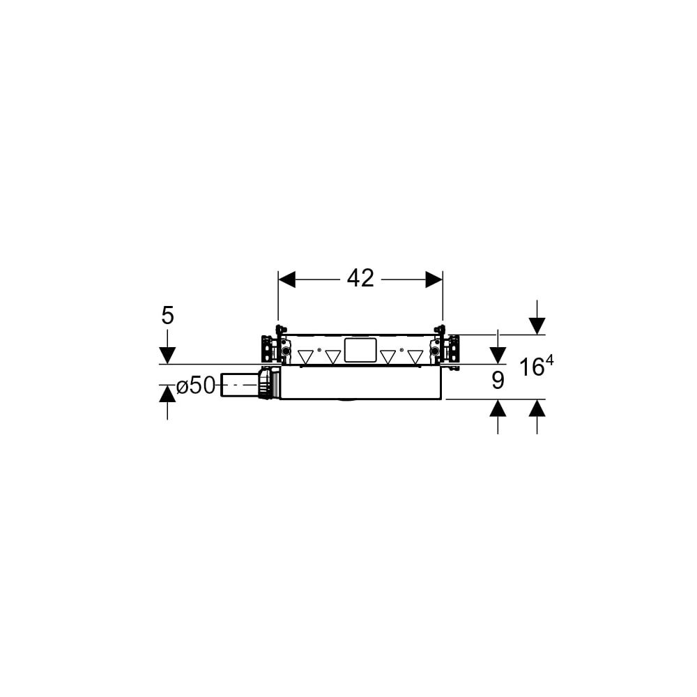 Geberit GIS Element für Dusche, mit Wandablauf, für Estrichhöhe am Einlauf 90-200mm... GEBERIT-461734001 4025416289067 (Abb. 8)