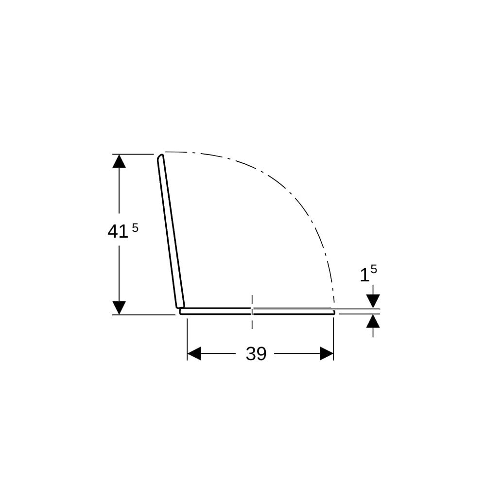 Geberit Bambini WC-Sitz für Kinder ohne Absenkautomatik, Befestigung von unten, Weiß... GEBERIT-573334000 4022009163063 (Abb. 9)