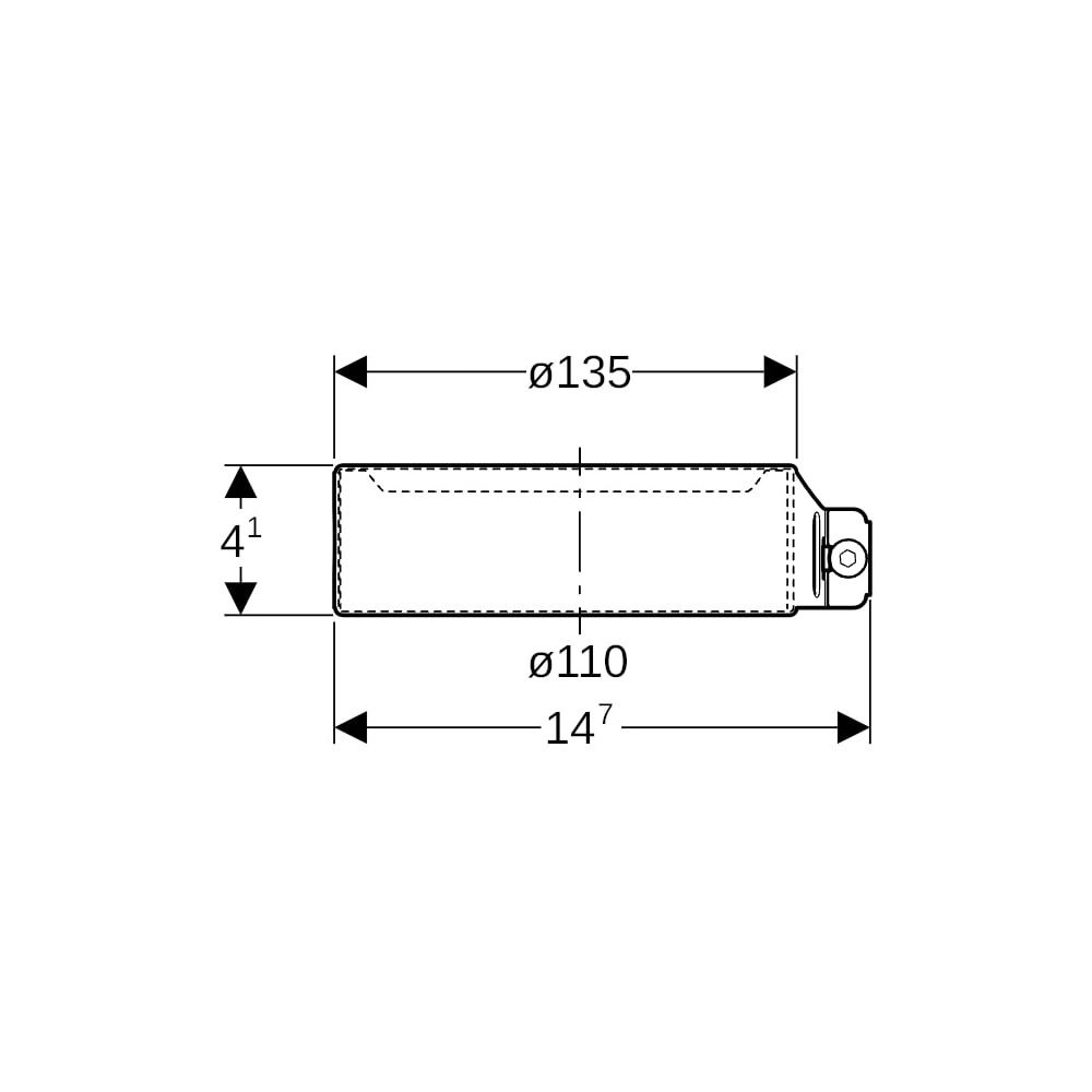 Geberit Haltekralle Außendurchmesser 110mm... GEBERIT-390508141 4025416549536 (Abb. 5)