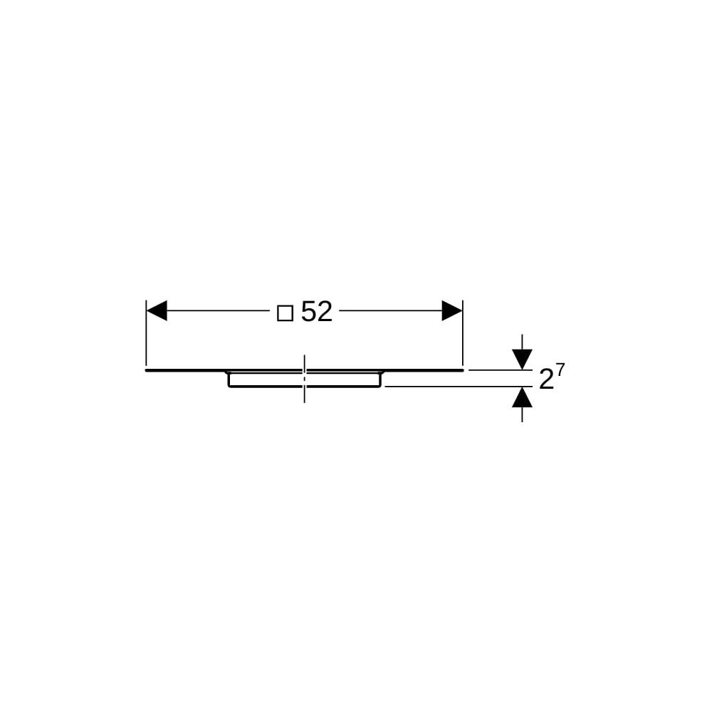 Geberit Pluvia Anschlussblech universell Anschluss Abdichtung Edelstahl... GEBERIT-359119001 4025410163035 (Abb. 5)