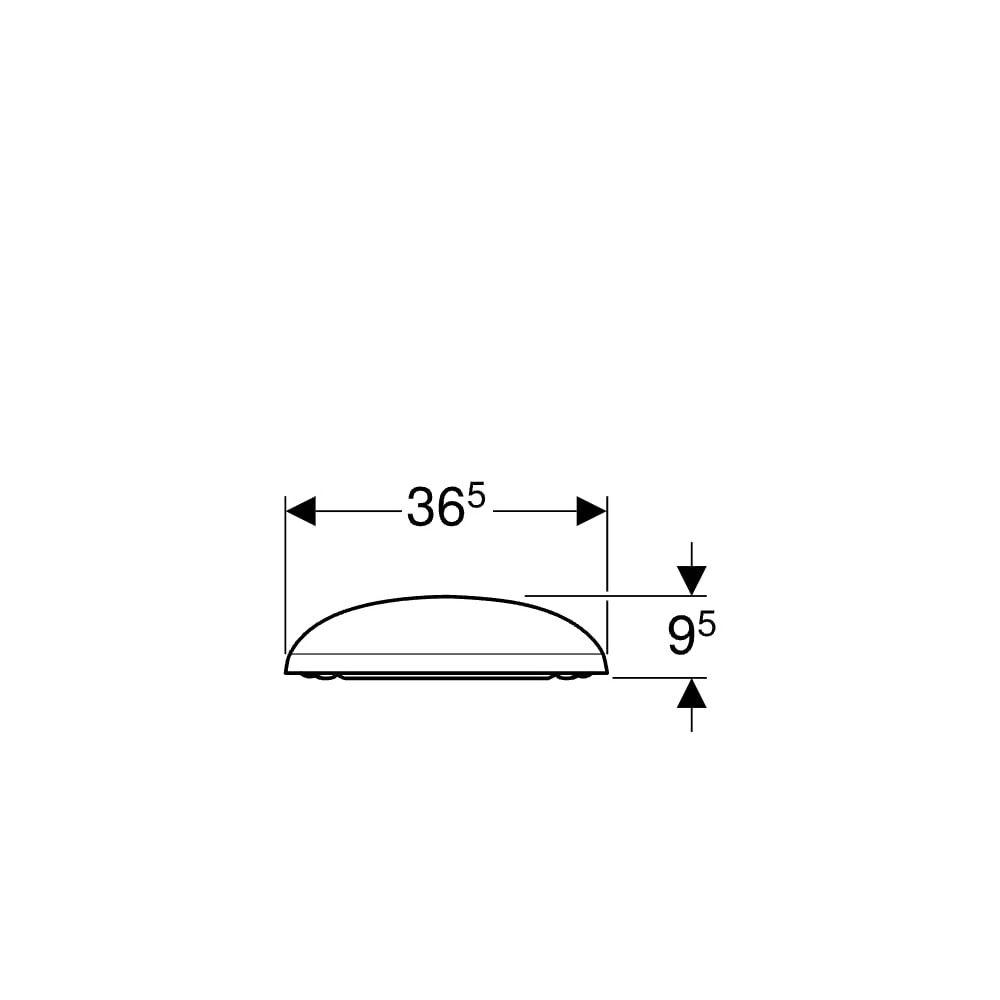 Geberit Citterio WC-Sitz mit Absenkautomatik, Befestigung von oben, Weiß/glänzend... GEBERIT-500540011 4025416608738 (Abb. 8)