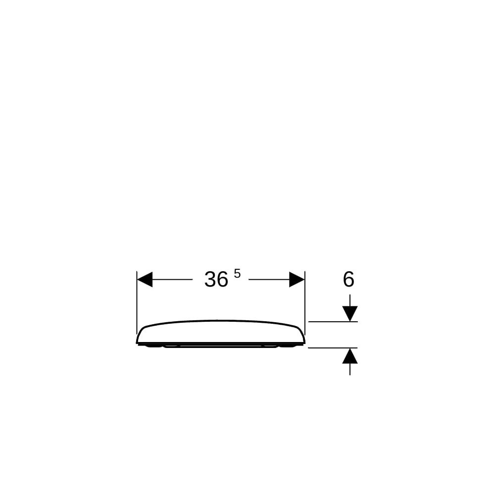 Geberit Renova WC-Sitz Befür von oben, Absenkautomatik, o. Quick-Release-Scharniere,... GEBERIT-573025010 4022009284867 (Abb. 8)