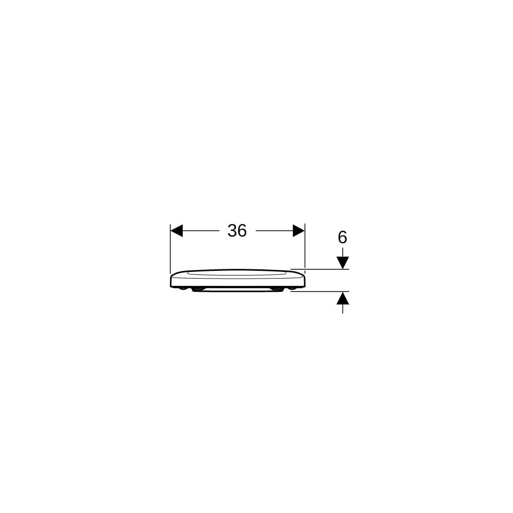 Geberit Renova WC-Sitz Befestigung von oben, Absenkautomatik, mit Quick-Release-Sch... GEBERIT-500836011 4025410726025 (Abb. 10)