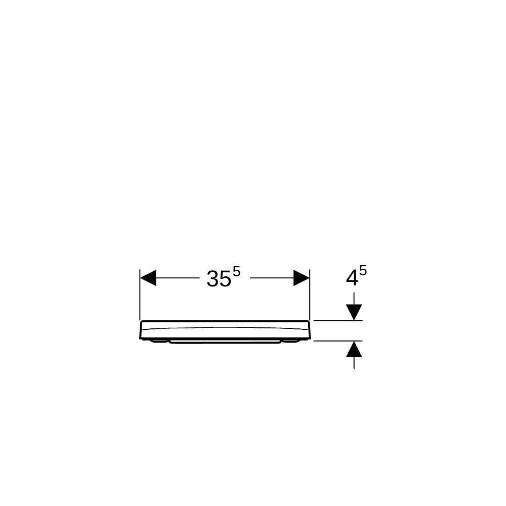 Geberit Smyle Square WC-Sitz schmales Design, Absenkautomatik, mit Quick-Release-Sch... GEBERIT-500687011 4025416141044 (Abb. 8)