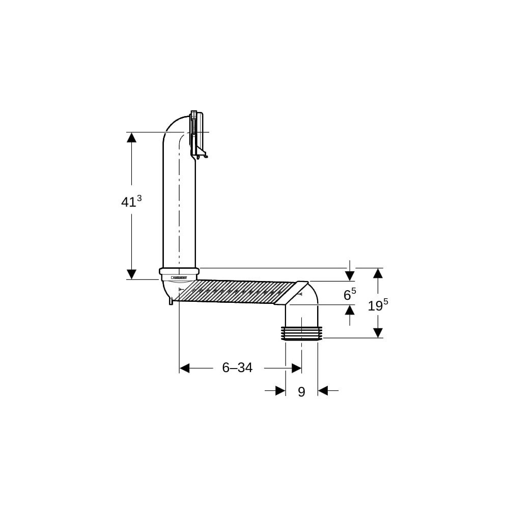 Geberit Set Versprungbogen für Wand-WC... GEBERIT-131088291 4025416073802 (Abb. 5)