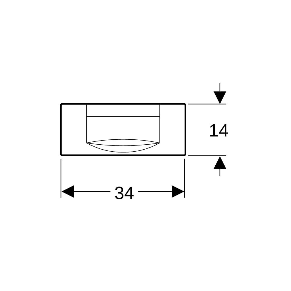 Geberit 300T Drückerplatte für Spül-Stopp-Spülung, Weiß... GEBERIT-115333111 4025416004240 (Abb. 6)