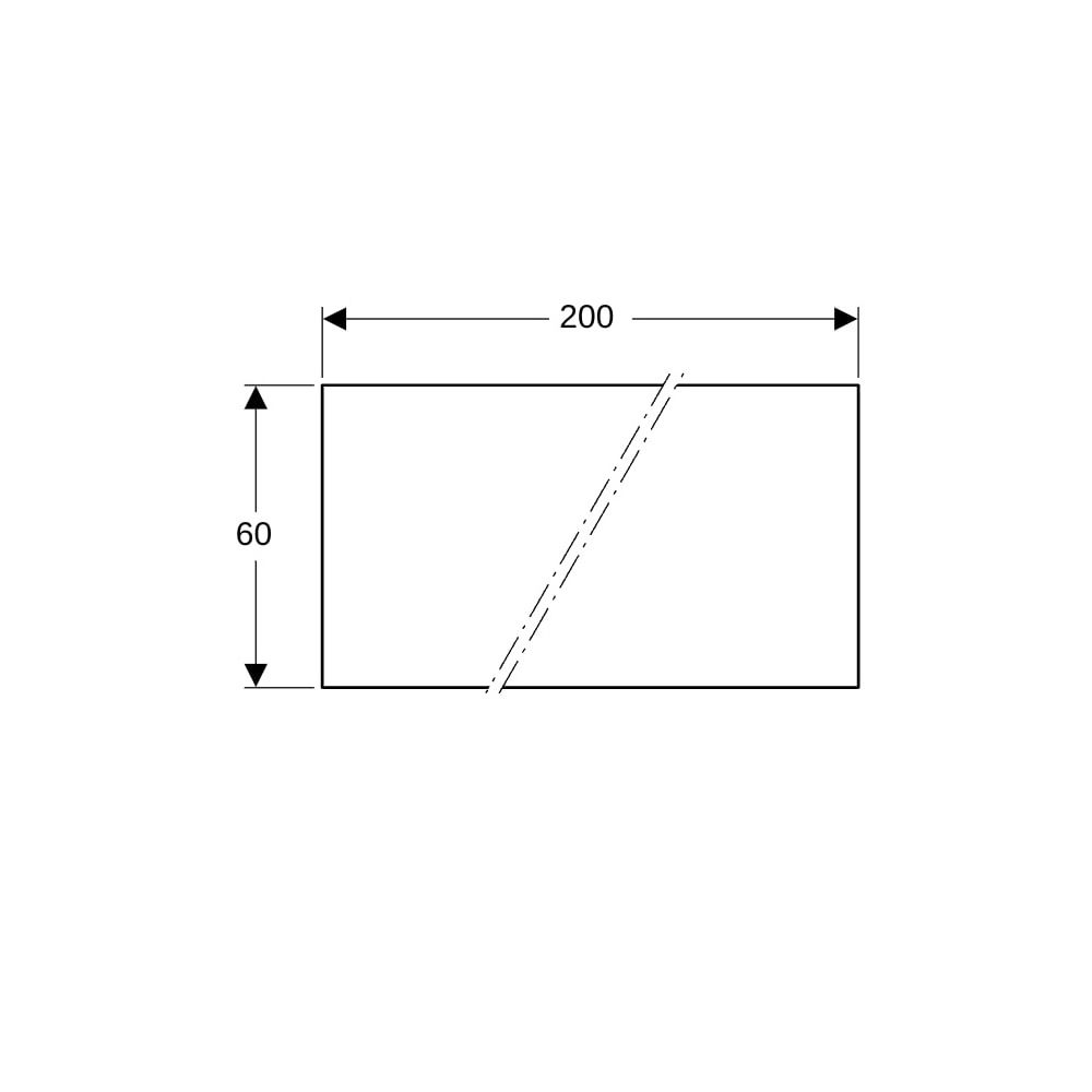 Geberit Duofix Paneel Breite 200cm, Höhe 60cm... GEBERIT-111808001 4025416802150 (Abb. 6)