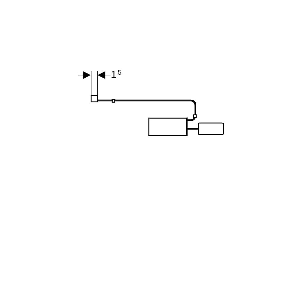 Geberit Doppellichtleiste für Schublade Länge 55cm... GEBERIT-501550000 4022009343229 (Abb. 7)