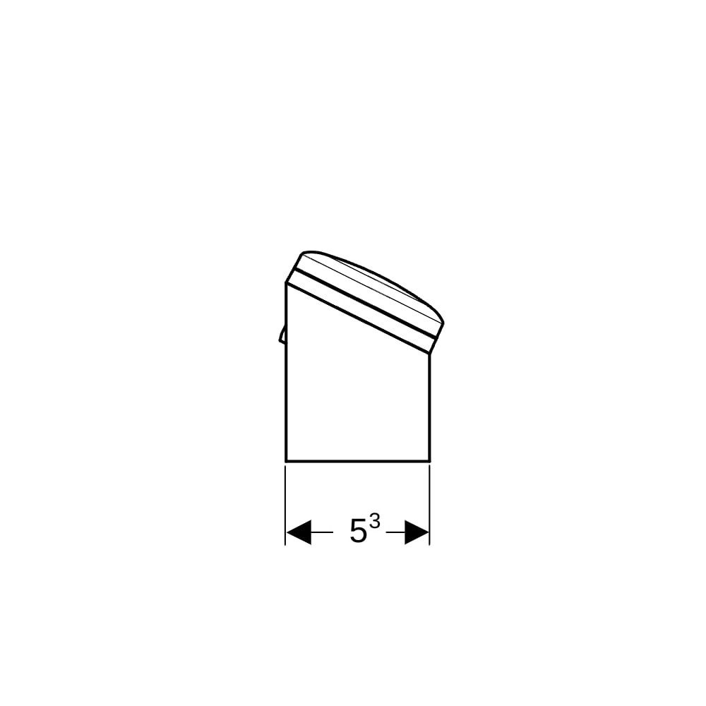 Geberit Steckdosenelement Steckertyp CEE 7/16, Anthrazit... GEBERIT-501020000 4022009343441 (Abb. 10)