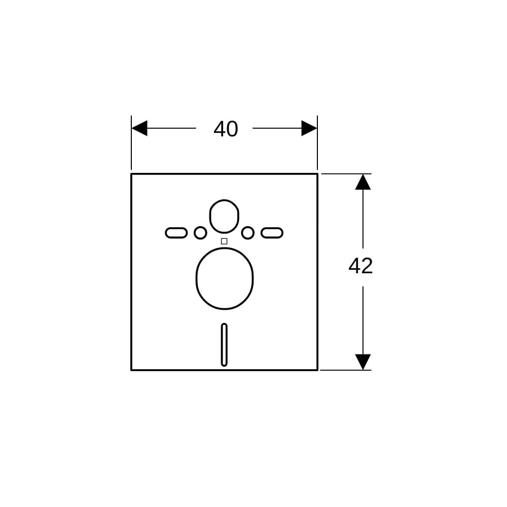 Geberit Schallschutzset für Wand-WC, Bidet... GEBERIT-156050001 4025416024118 (Abb. 6)