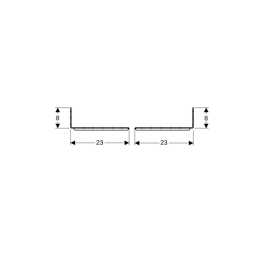 Geberit Duofix Befestigungsmaterial für Ständerabstand 50-57,5cm, für Trockenbau... GEBERIT-111869001 4025416927822 (Abb. 7)
