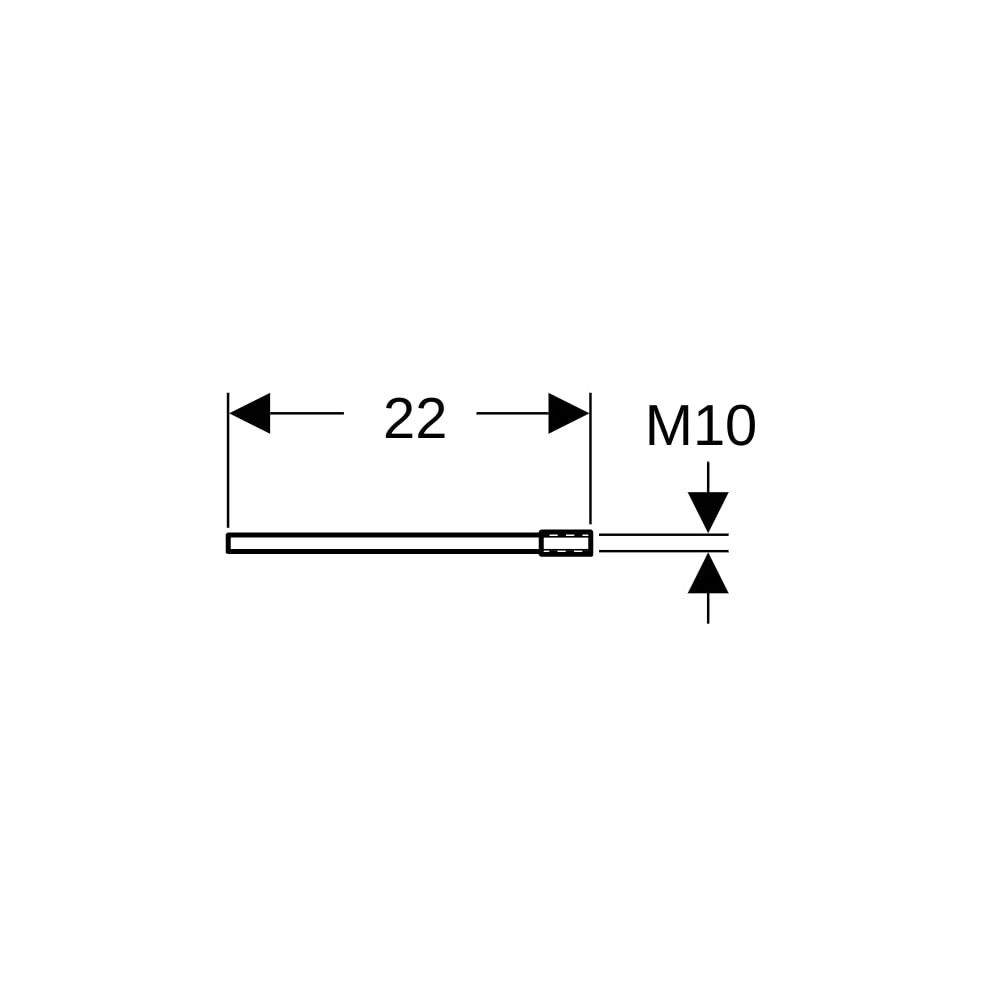Geberit Duofix Wandanker Setverlängerungen, 2 Stück... GEBERIT-111887001 4025416138013 (Abb. 5)