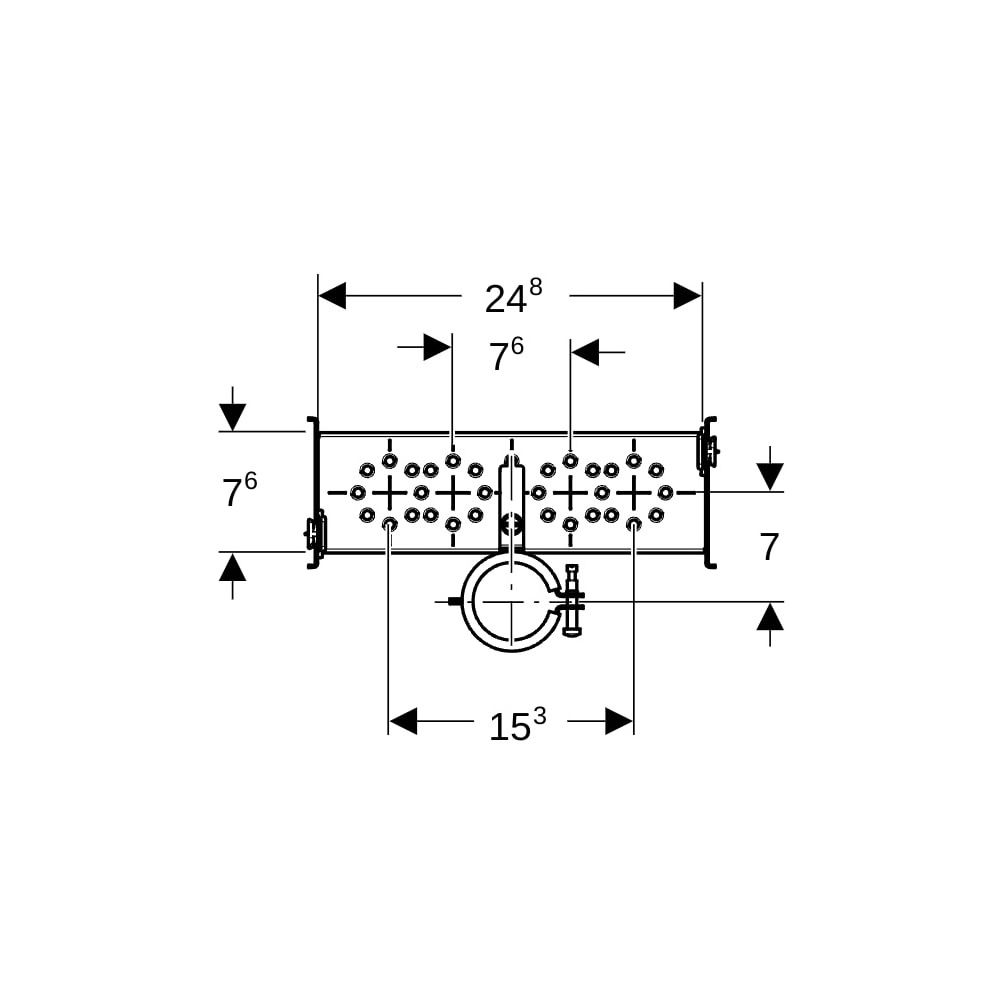 Geberit GIS Set Waschtisch für Standarmatur... GEBERIT-461430001 4025416500759 (Abb. 6)