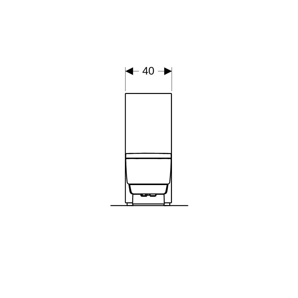 Geberit AquaClean Mera Classic WC-Komplettanlage Stand-WC Alpinweiß, Hochdruck-Schic... GEBERIT-146240111 4025416357308 (Abb. 8)