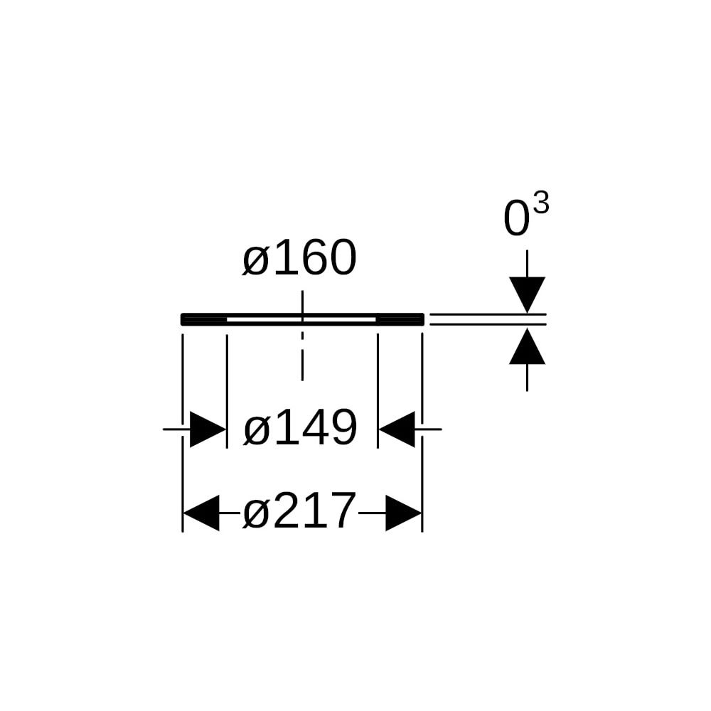 Geberit PE Flanschdichtung Außendurchmesser 160mm... GEBERIT-369742001 4025416035046 (Abb. 5)