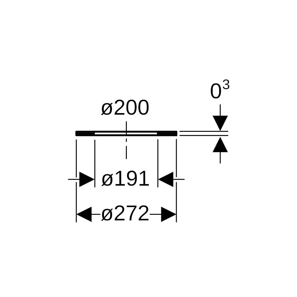 Geberit PE Flanschdichtung Außendurchmesser 200mm, di 191mm... GEBERIT-370742001 4025416035800 (Abb. 5)