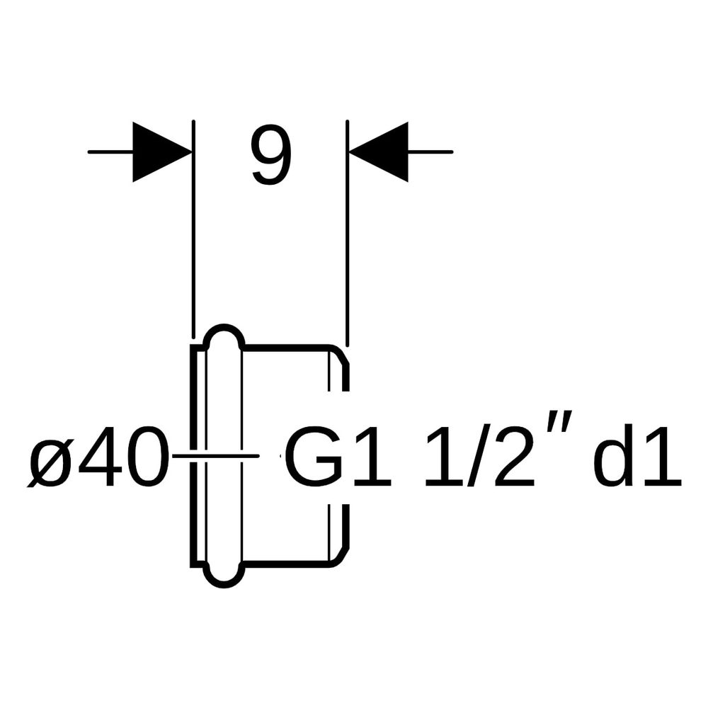 Geberit Löthülse, 40mm, G 1 1/2", PP, 159623001... GEBERIT-159623001 4025416024392 (Abb. 7)