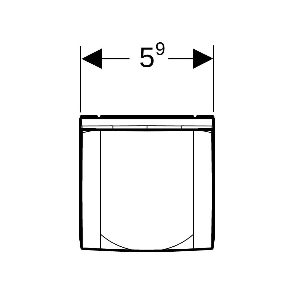 Geberit Steckdosenelement, 230V, 50Hz, Anthrazit, 501020000... GEBERIT-501020000 4022009343441 (Abb. 13)