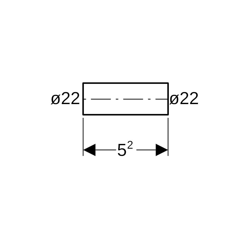 Geberit Mapress Edelstahl Rohrnippel Außendurchmesser 22mm... GEBERIT-32052 4024723320524 (Abb. 6)