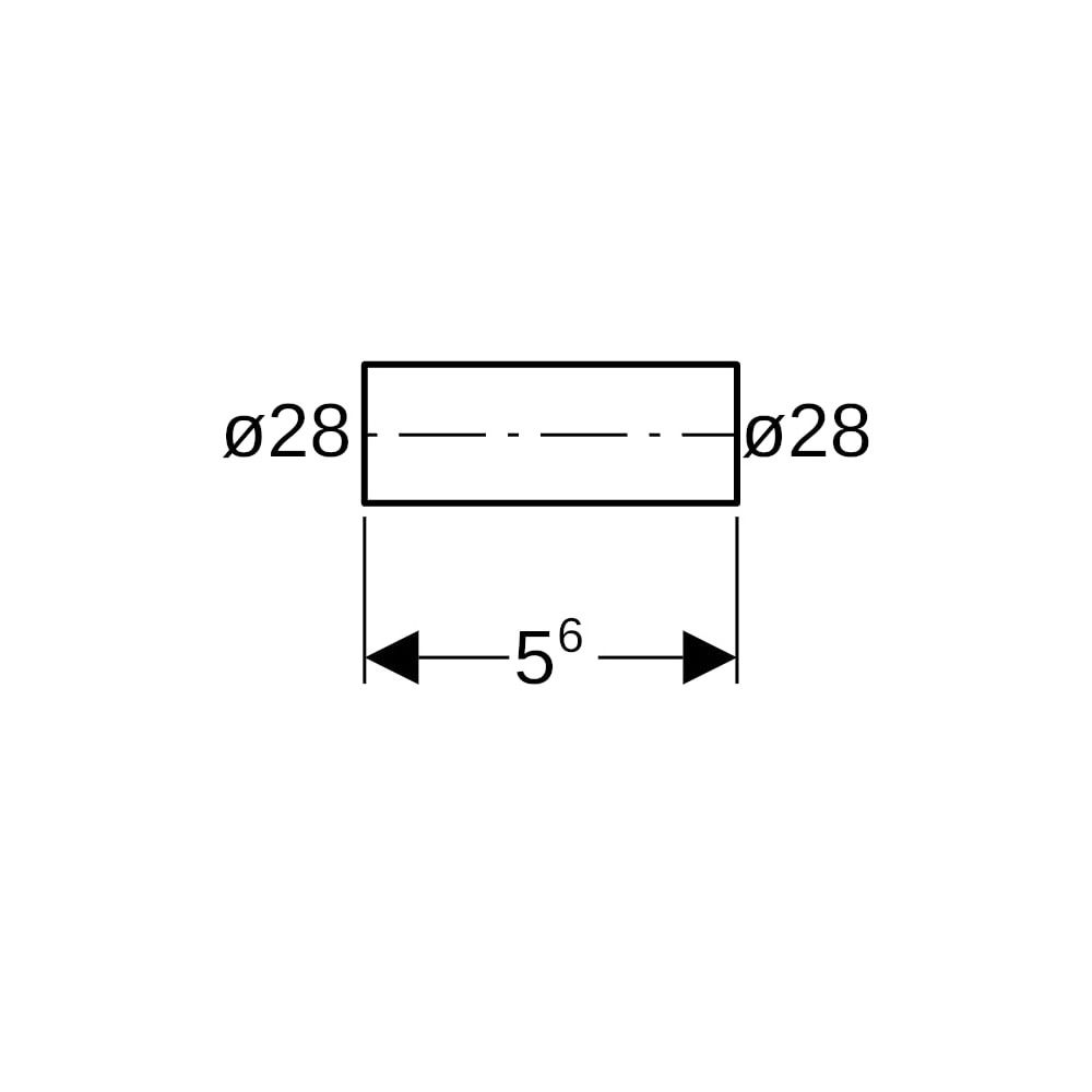 Geberit Mapress Edelstahl Rohrnippel Außendurchmesser 28mm... GEBERIT-32053 4024723320531 (Abb. 6)