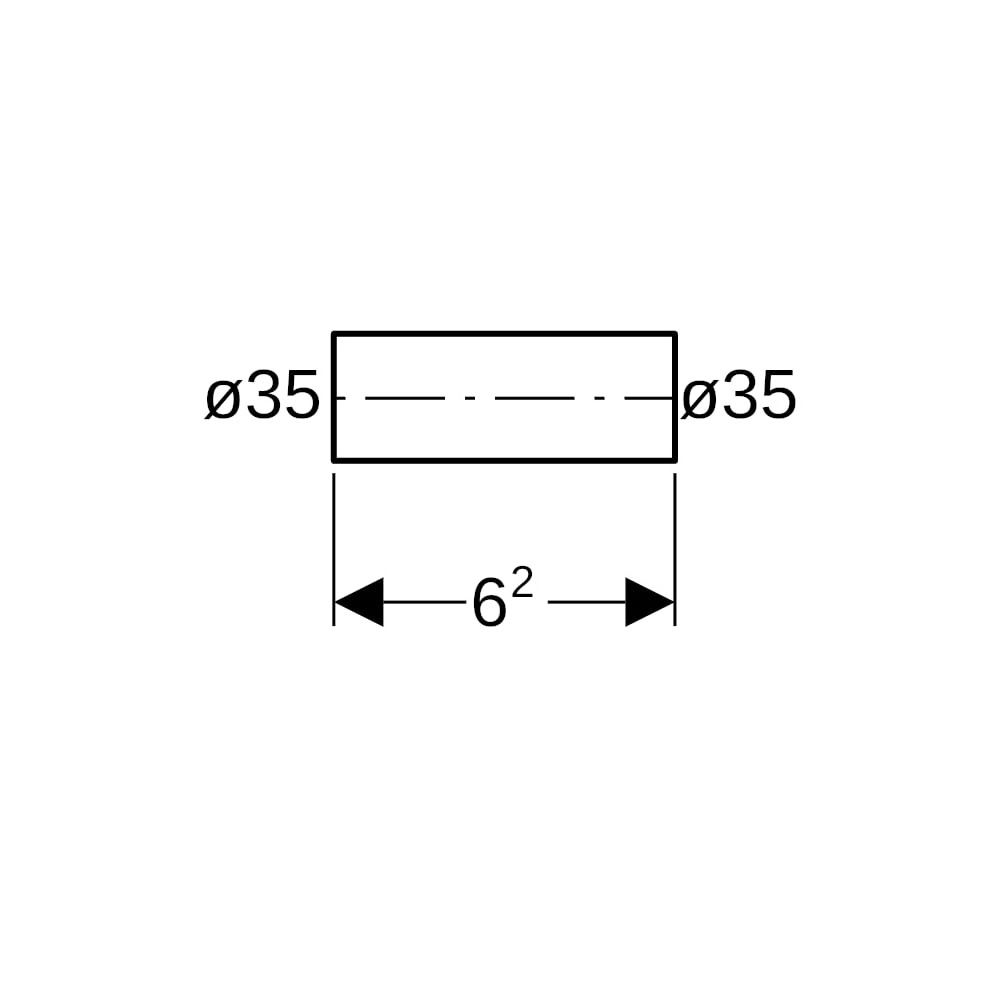 Geberit Mapress Edelstahl Rohrnippel Außendurchmesser 35mm... GEBERIT-32054 4024723320548 (Abb. 6)