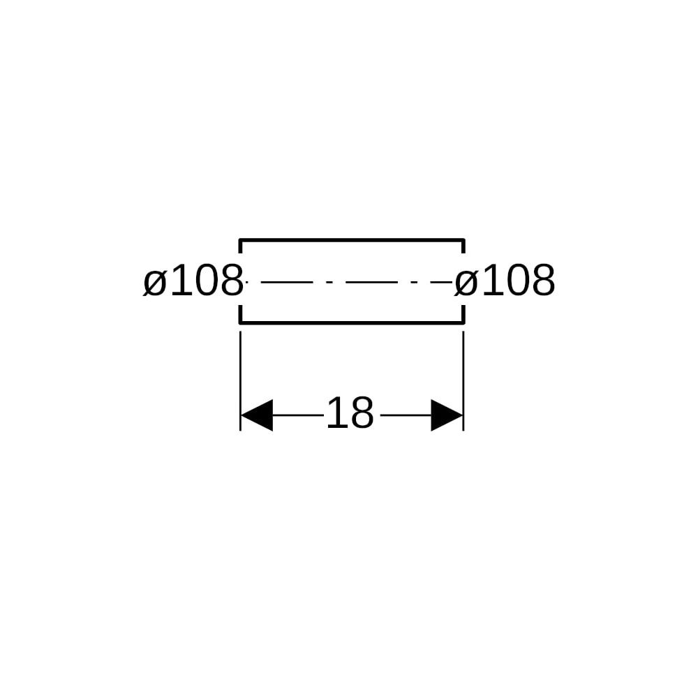 Geberit Mapress Edelstahl Rohrnippel Außendurchmesser 108mm... GEBERIT-32059 4024723320593 (Abb. 6)
