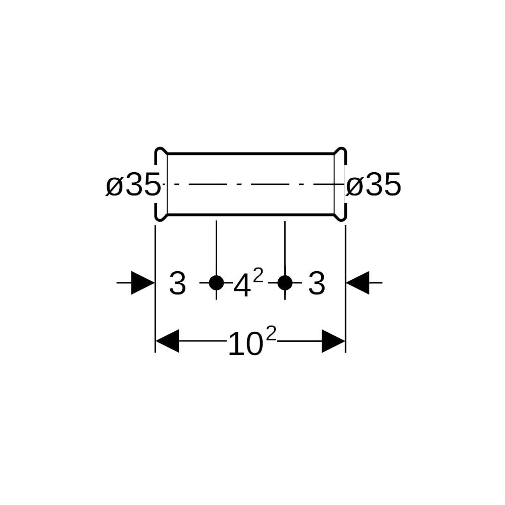 Geberit Mapress C-Stahl Schiebemuffe Außendurchmesser 35mm... GEBERIT-22106 4024723221067 (Abb. 5)