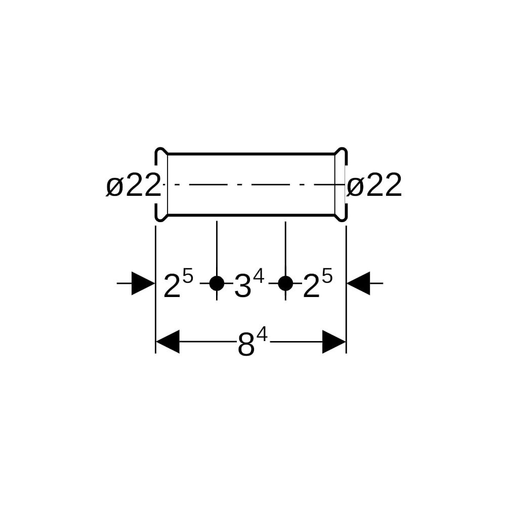 Geberit Mapress Kupfer Schiebemuffe d 22mm... GEBERIT-62104 4024723621041 (Abb. 5)