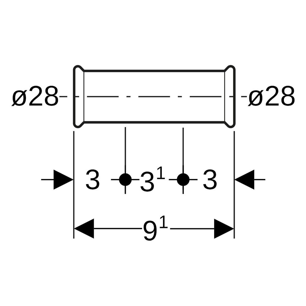 Geberit Schiebemuffe Mapress, 28mm, Kupfer, 62105... GEBERIT-62105 4024723621058 (Abb. 7)