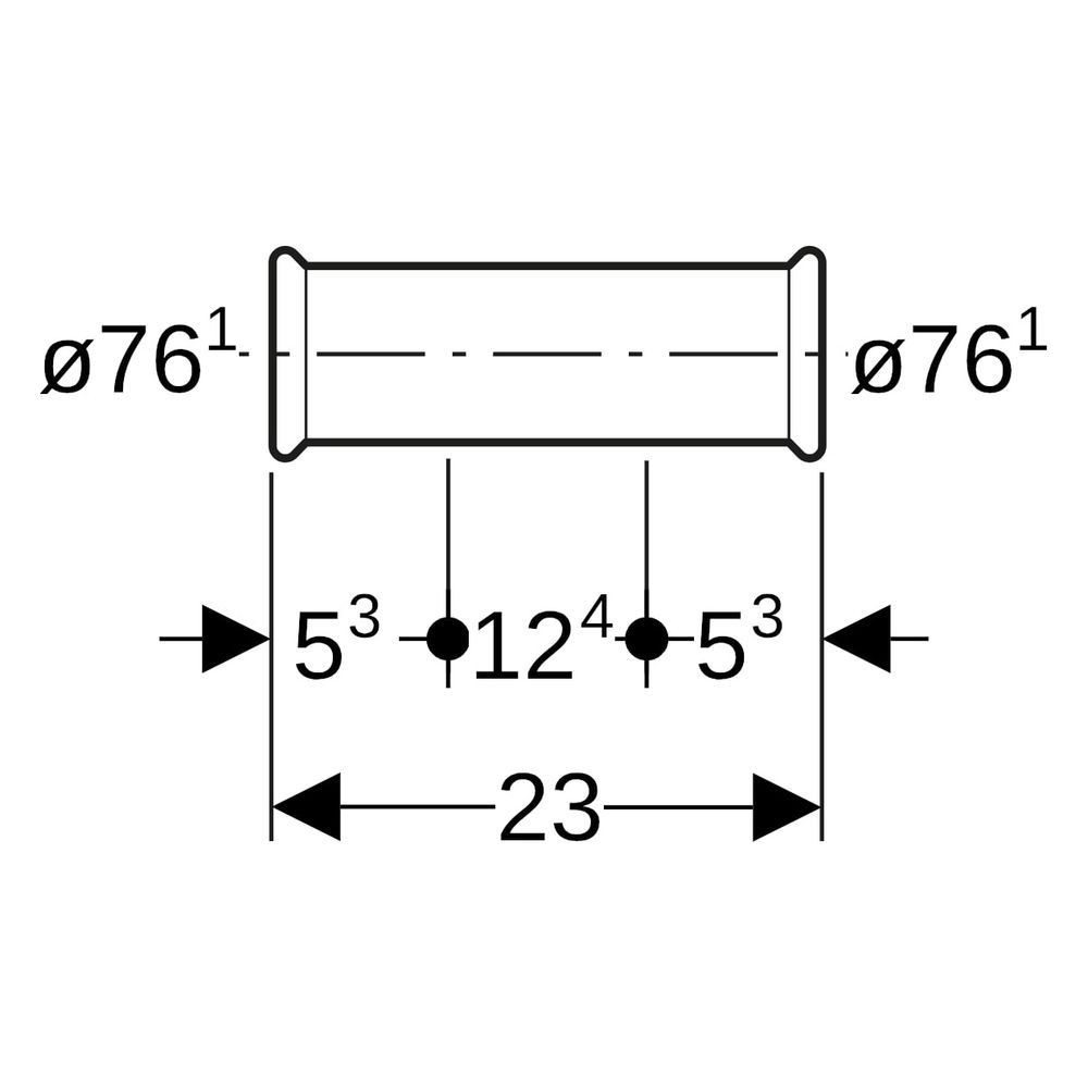 Geberit Schiebemuffe Mapress, DN 65, 76,1mm, Kupfer, Kupfer, 62111... GEBERIT-62111 4024723621119 (Abb. 7)