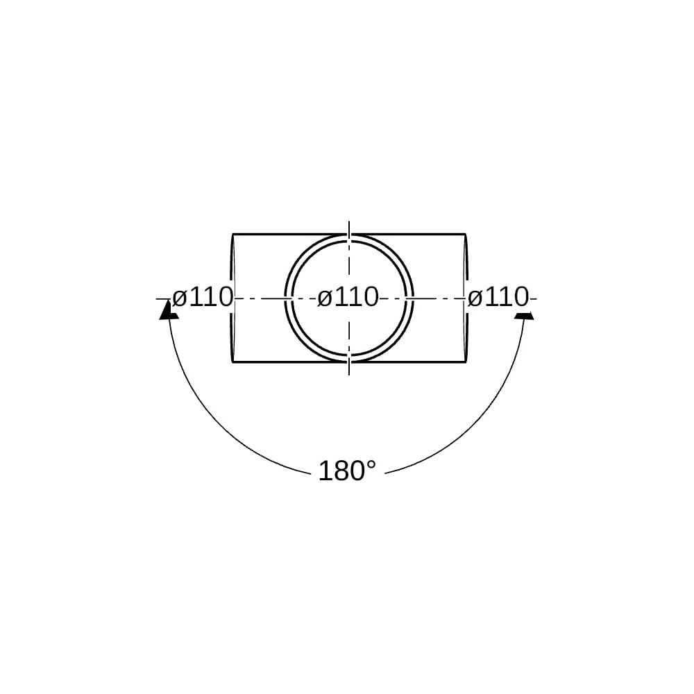 Geberit Silent db20 Bogenabzweig 88,5 Grad zweifach d 110mm, d1 110mm... GEBERIT-310102141 4025416085164 (Abb. 6)