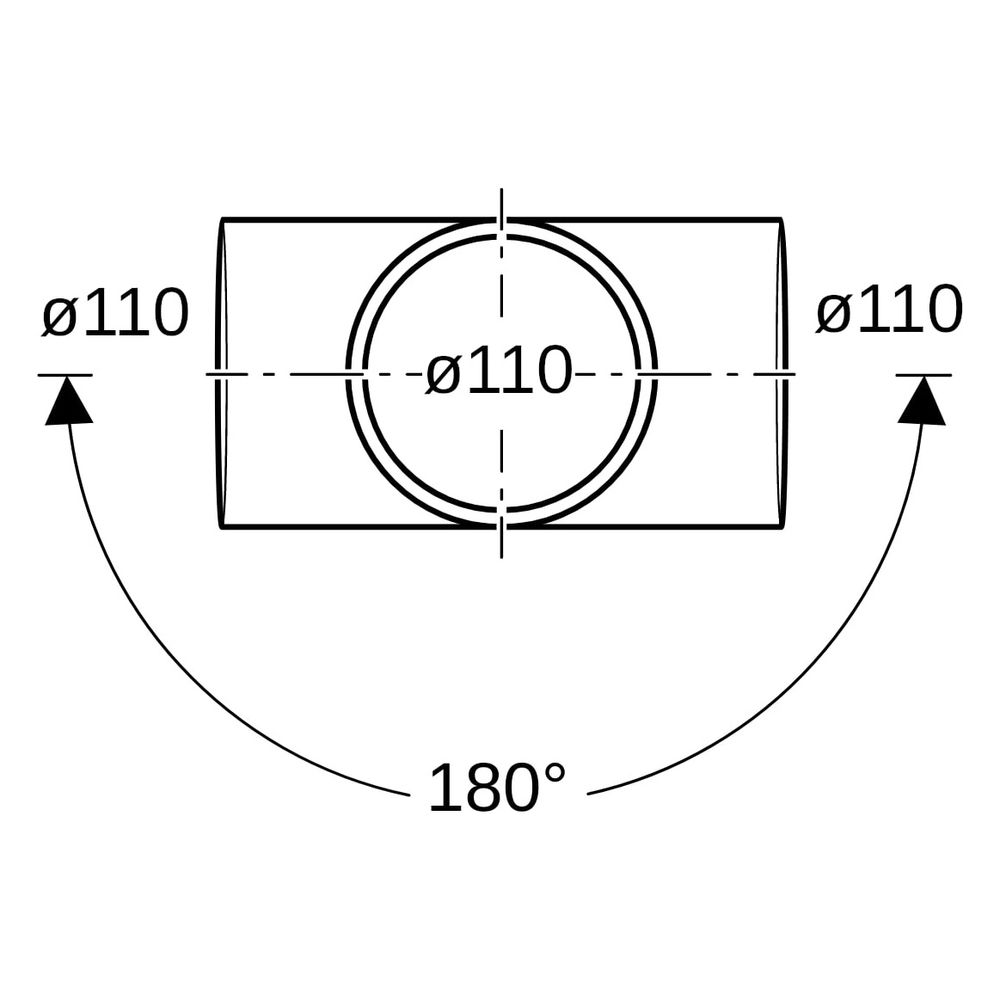 Geberit Silent db20 Bogenabzweig 88,5 Grad zweifach D 110mm, D1 110mm, 310102141... GEBERIT-310102141 4025416085164 (Abb. 8)