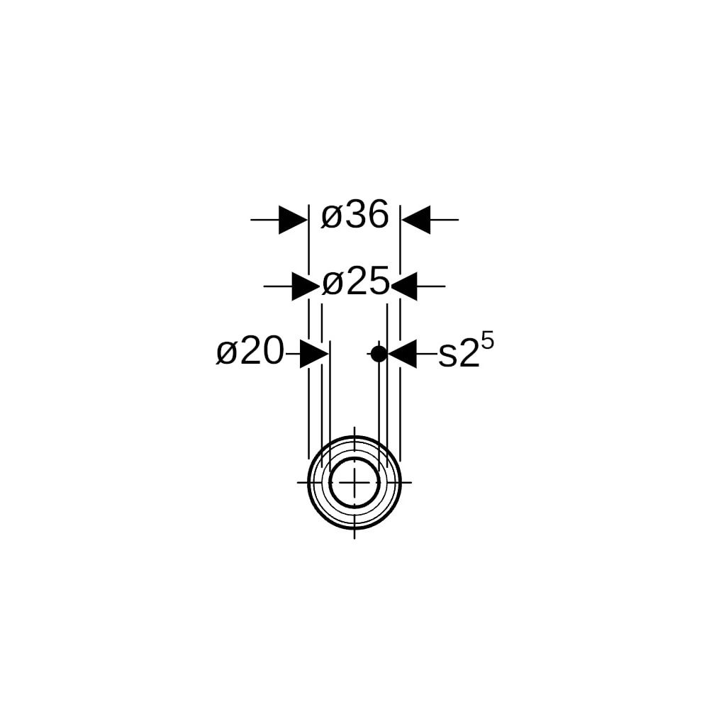 Geberit Systemrohr PB, in Schutzrohr, Rollenware Außendurchmesser 25mm, Länge 25m... GEBERIT-619242001 4025416600411 (Abb. 7)