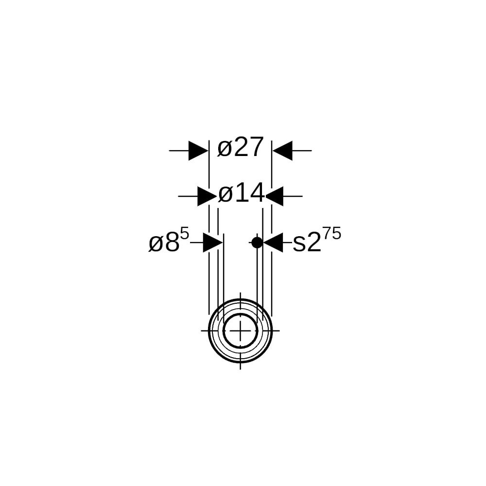 Geberit Systemrohr PB, in Schutzrohr, Rollenware Außendurchmesser 14mm, Länge 50m... GEBERIT-649011002 4025410751690 (Abb. 7)