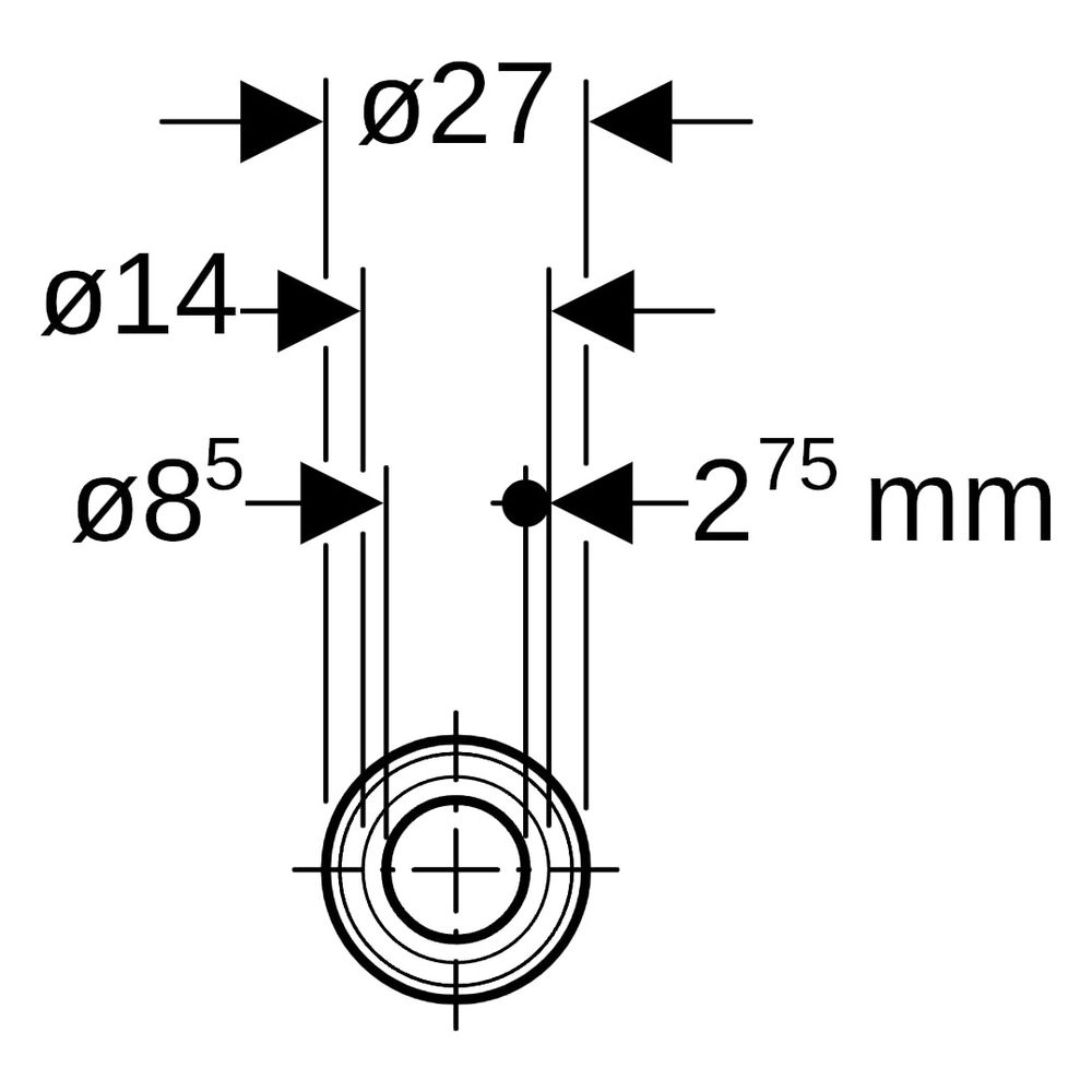 Geberit Systemrohr PB, in Schutzrohr, Rollenware Außendurchmesser 14mm, Länge 50m... GEBERIT-649011002 4025410751690 (Abb. 9)