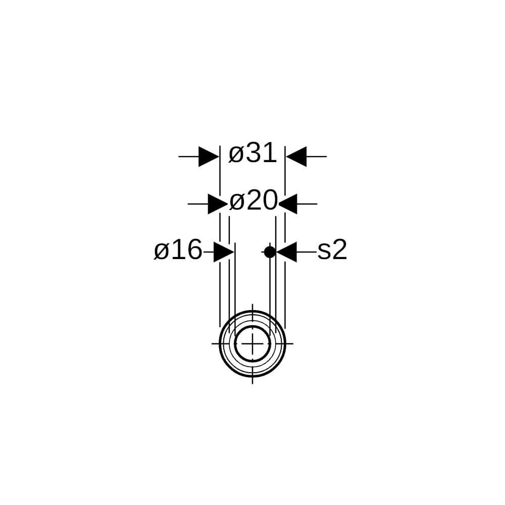 Geberit Systemrohr ML, in Schutzrohr, Rollenware Außendurchmesser 20mm, Länge 50m... GEBERIT-619221001 4025416600312 (Abb. 7)