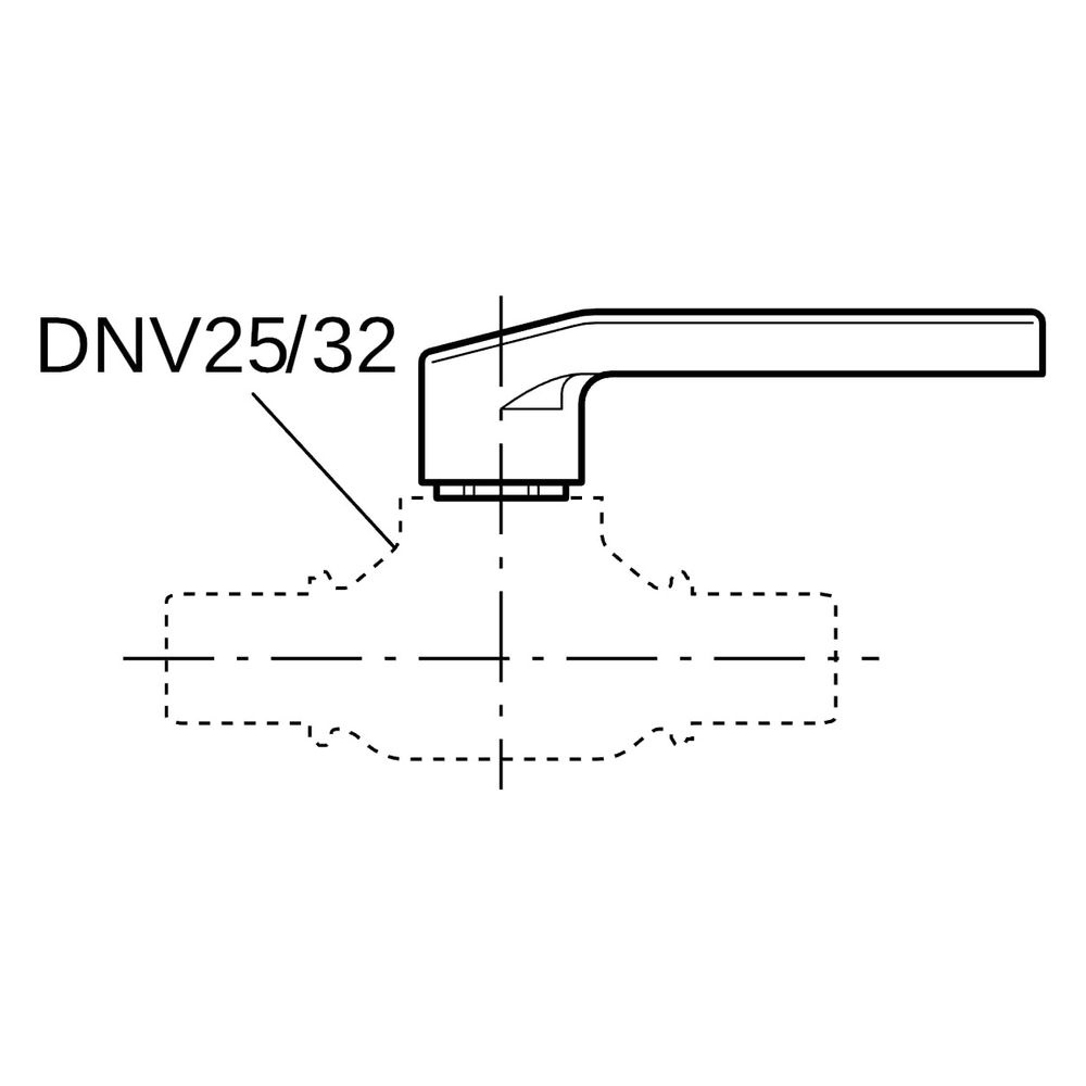 Geberit Betätigungshebel für Kugelhahn, DN 25/32, 242803001... GEBERIT-242803001 4025416217435 (Abb. 6)